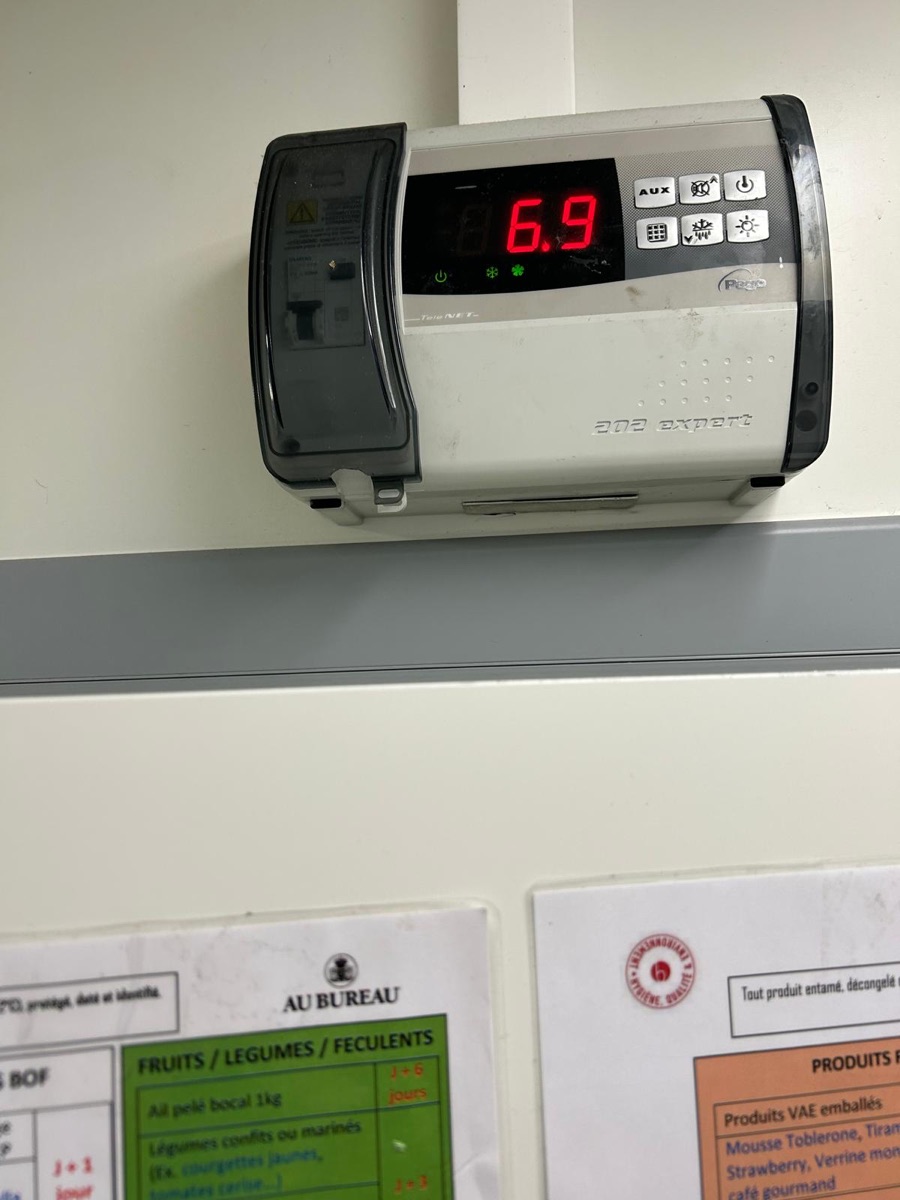 Remplacement thermostat chambre froide