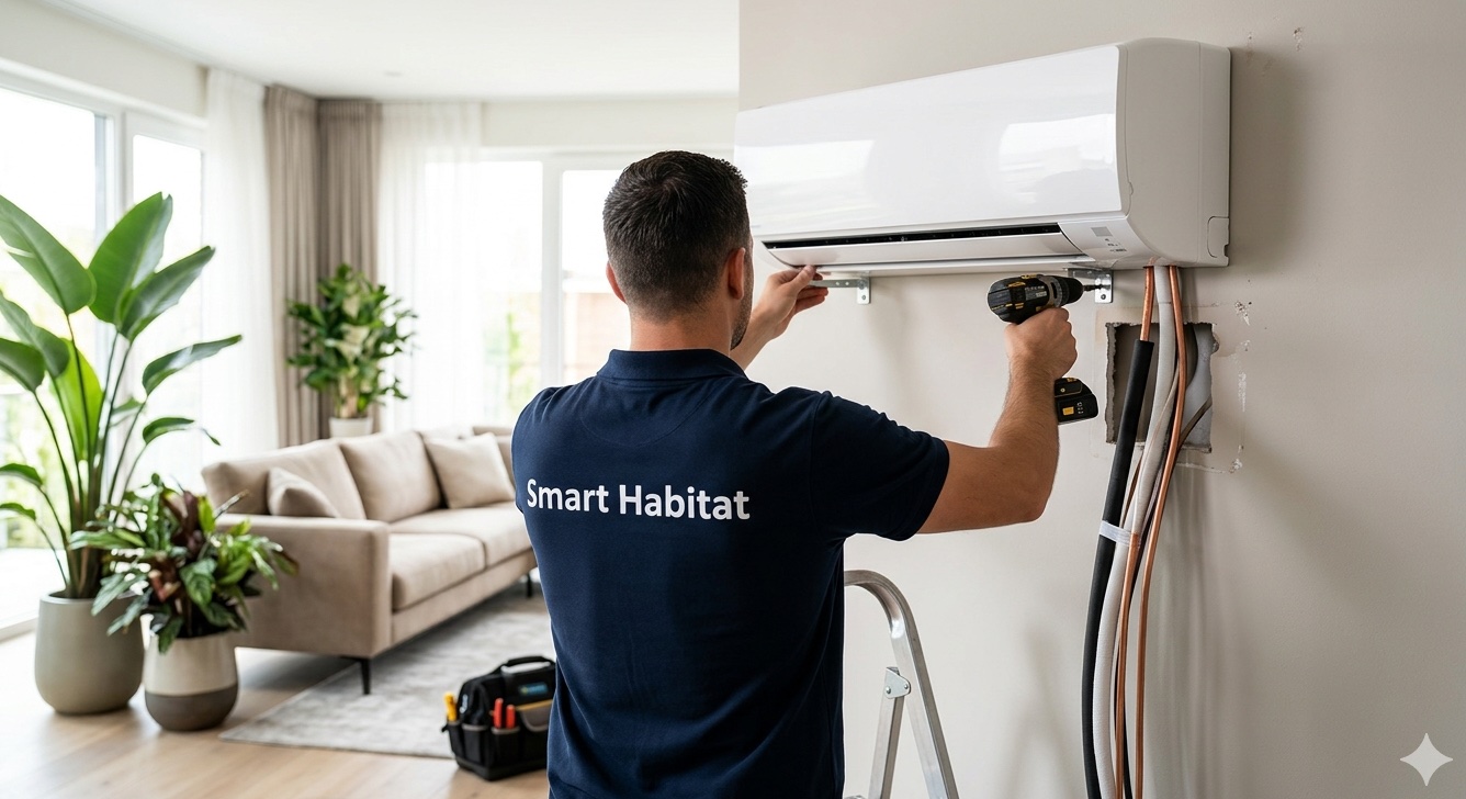 Installation climatisation maison Smart Habitat