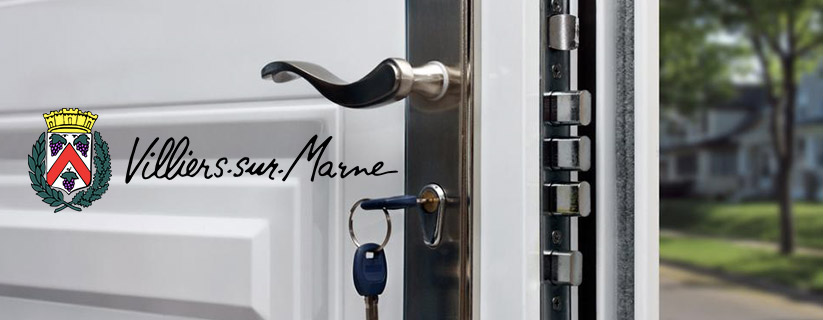 Blindage de porte à Villiers-sur-Marne